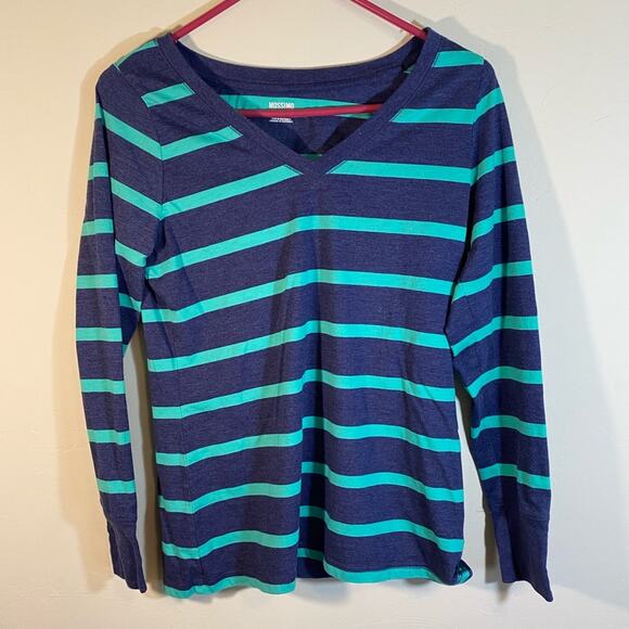 Mossimo Supply Co V Neck Size L Blue - Picture 1 of 5